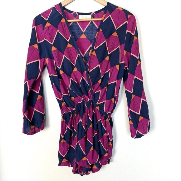 Fighting Eel‎ Ava Sky Jayna Jumper Pink Diamond Womens XS Resort Beach - Picture 1 of 9